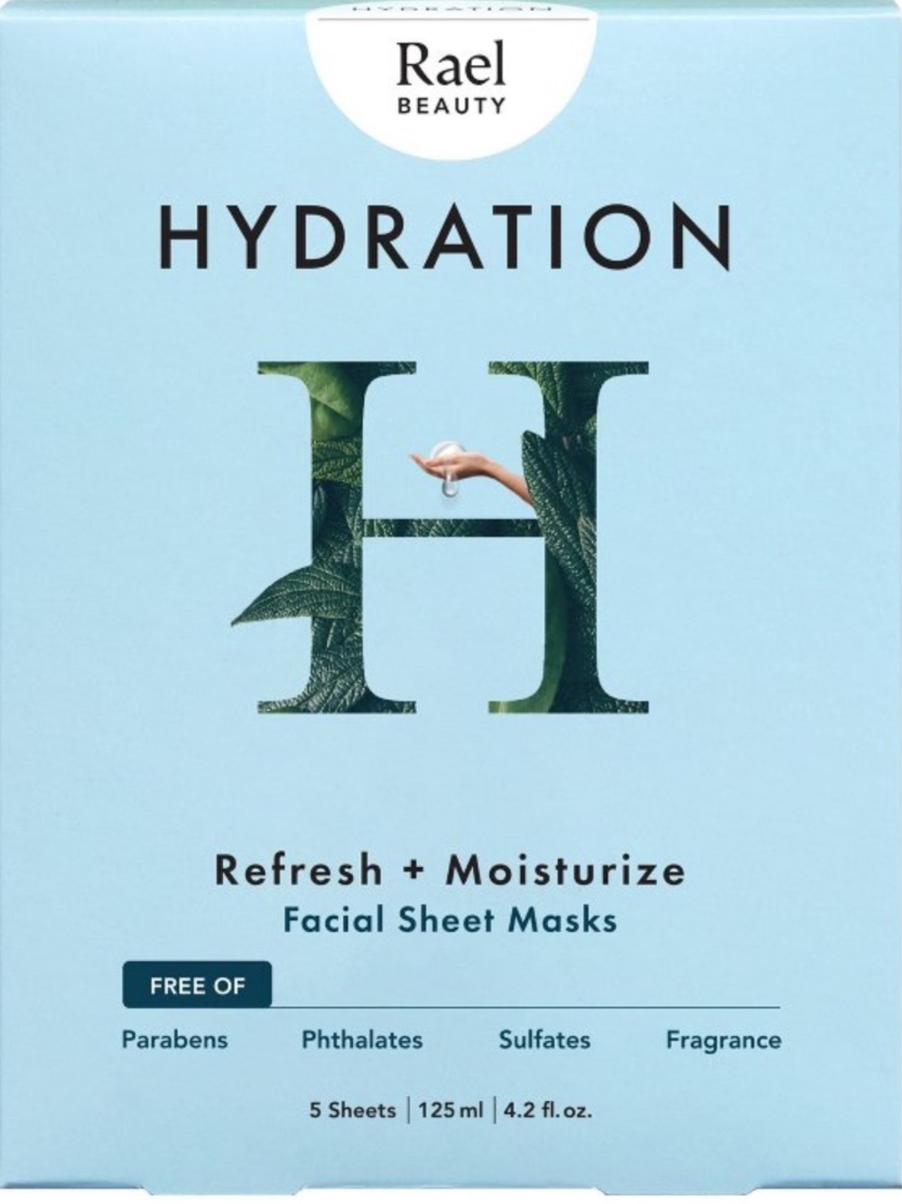 Rael Beauty Hydration Facial Sheet Masks - 5 Sheets
